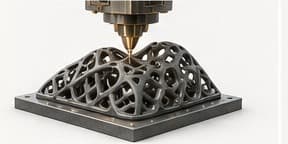 Element o strukturze siatkowej wykonany metodą druku 3D w piasku