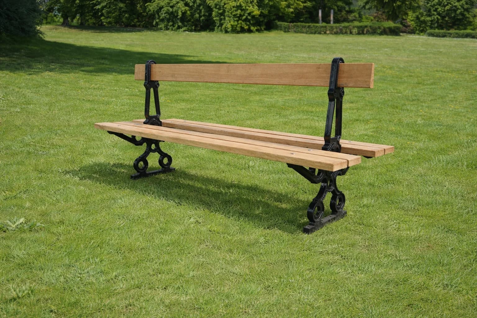 Ławka miejska Paryża podwójna