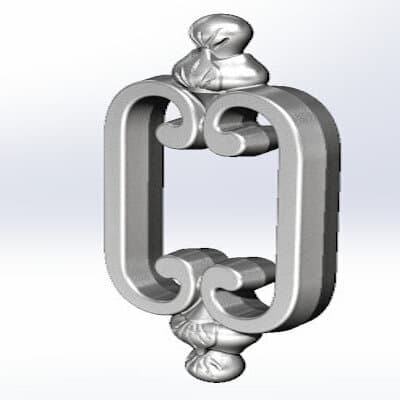 Balustrada balkonowa, balustrada żeliwna — ref NW - Thumbnail 3