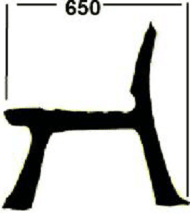 Podstawa ławki gminnej