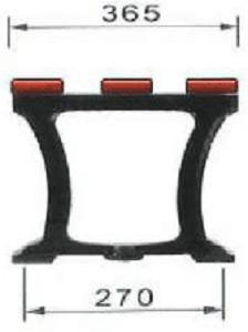 Podstawa ławki wiejskiej