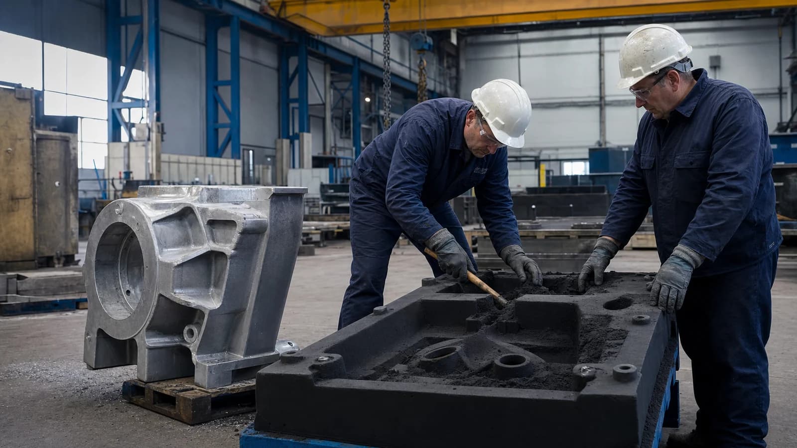 Ręczne odlewanie aluminium