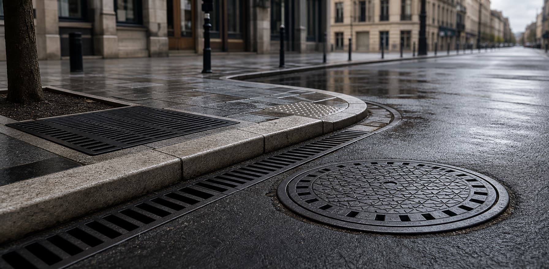 Wyroby żeliwne drogowe i kanalizacyjne