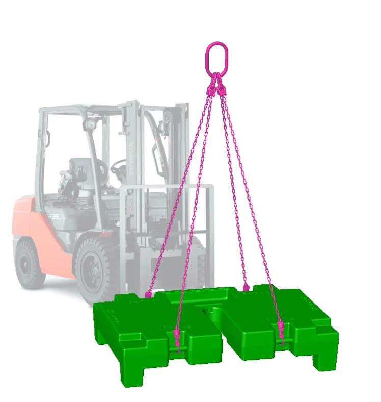 Masa obciążenia VGP wynosząca 1000 KG