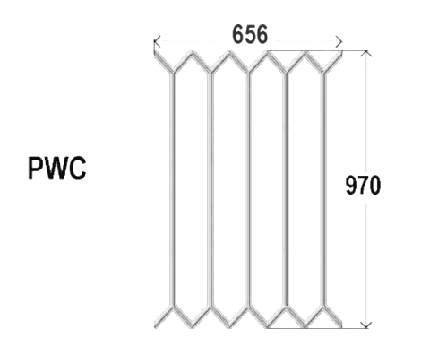 Balustrada, ozdobna balustrada z żeliwa