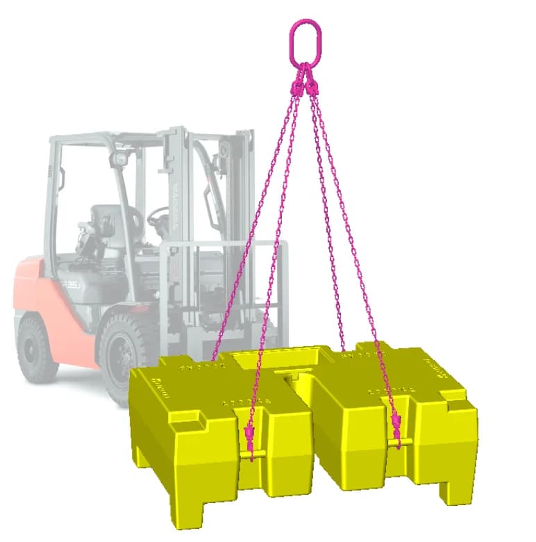 Masa obciążenia VGP wynosząca 2000 KG