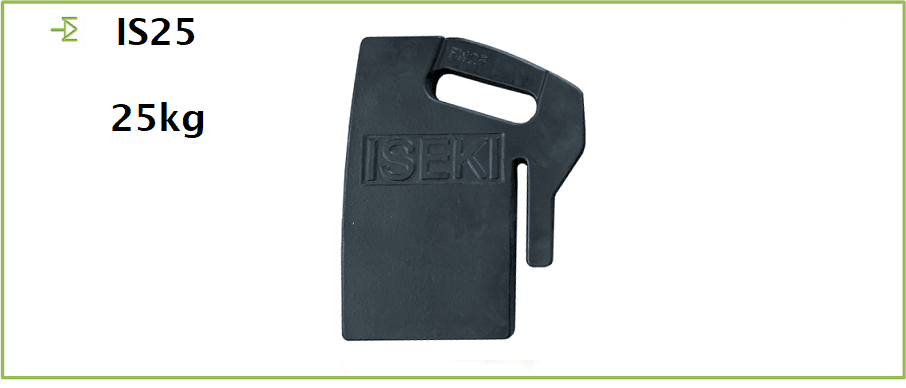 Masa ciągnika ISEKI 25 kg - IS25