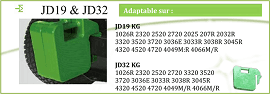 Masa ciągnika John Deere 19 KG - JD19