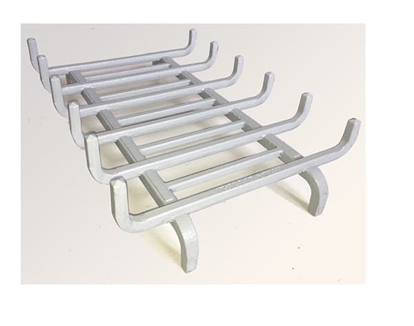 Stojak na drewno żeliwny muszelkowy 6 prętów