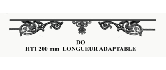 Poręcz okienna z żeliwa — ref DO