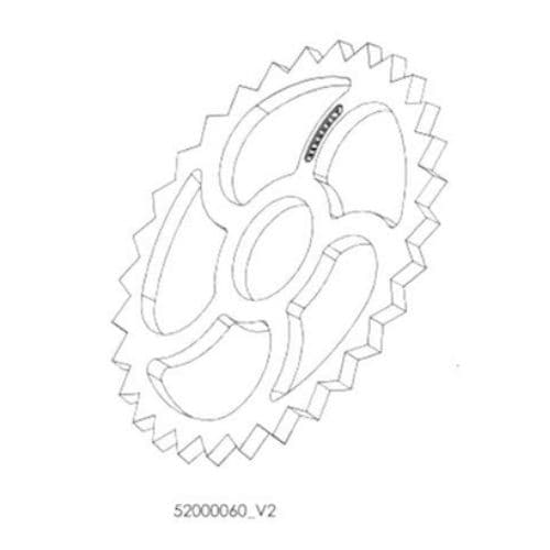 Wałek Croskill zębaty Ø 520 - 52000060_V2